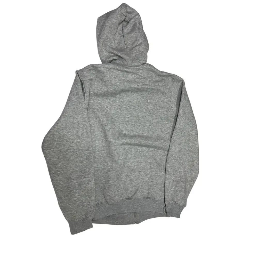 Nike Gray Zip Up Hoodie Size Medium Y2K Vintage
